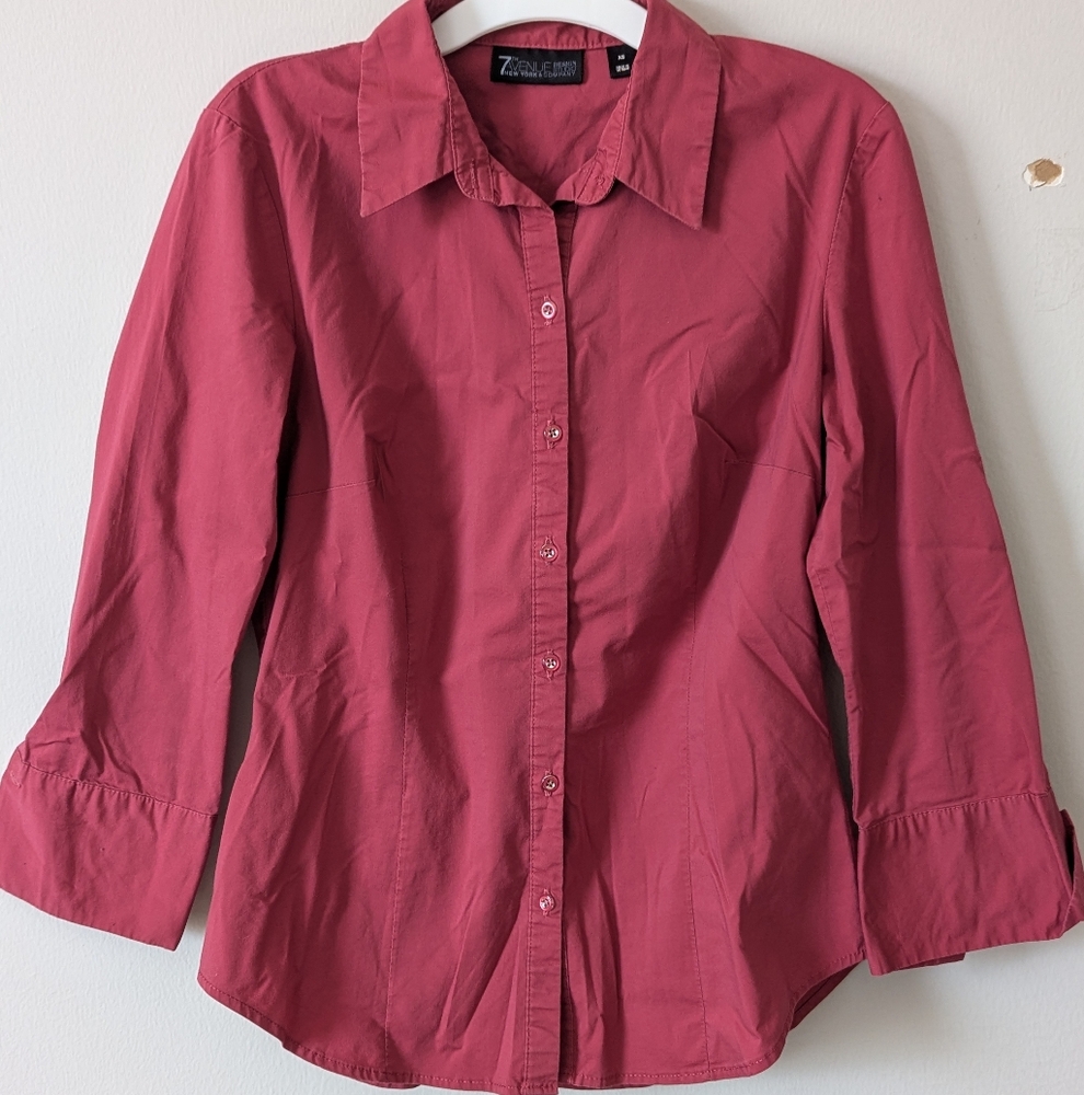 Button down pink shirt